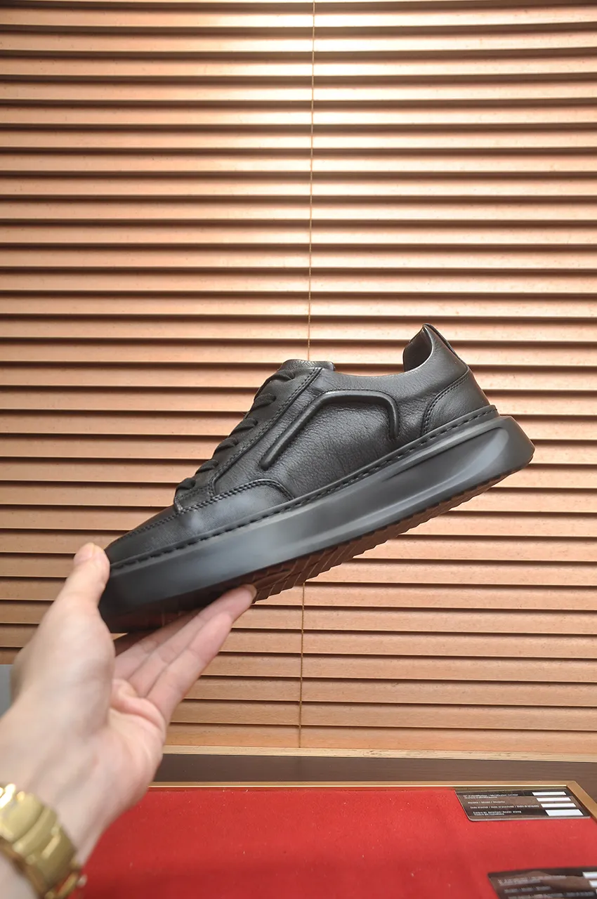 Men's shoes 💰520💶[PRADA] Top original, new season, high quality original goods, top high mercerized cowhide combined with original breathable fabric + imported glue, imported stretch fabric inside with original cowhide feet, original thick outsole! Quality guaranteed! Code 38-45 (45 customized)